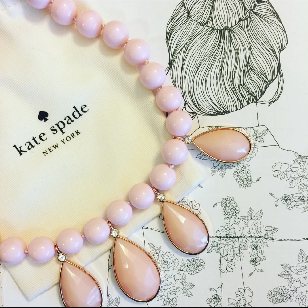 New Kate Spade Necklace in Blush - Pink!